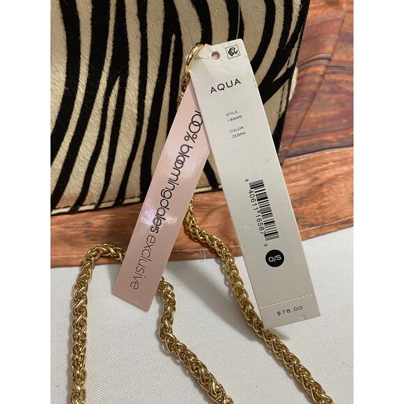 Aqua Zebra-Print Frame Crossbody – 100% Exclusive Color Black/White NIP - Picture 3 of 12